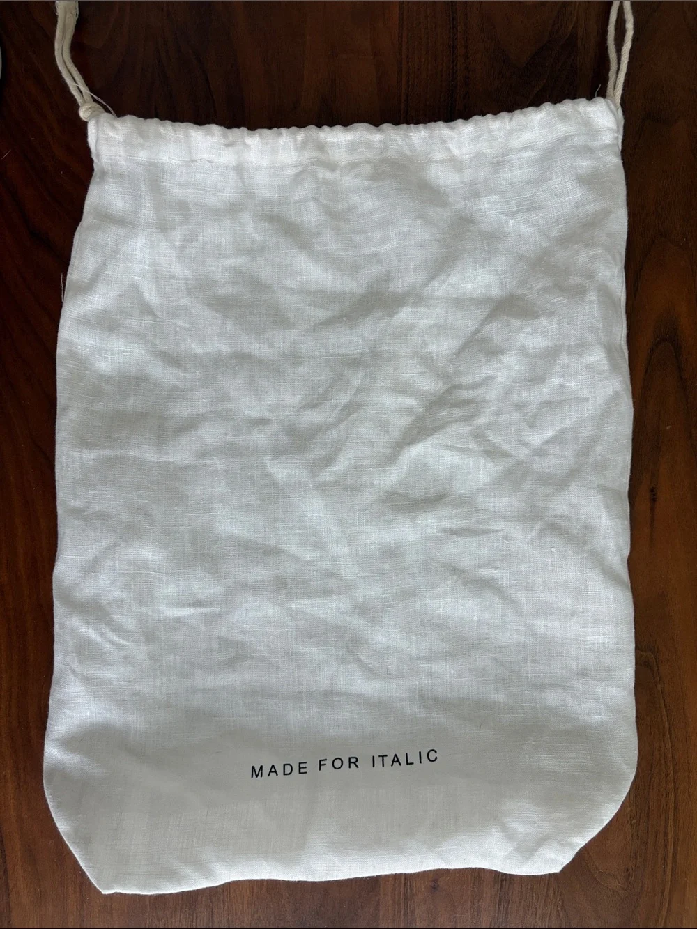 NEW! Italic 100% European Linen King Pillow Shams White Set of 2